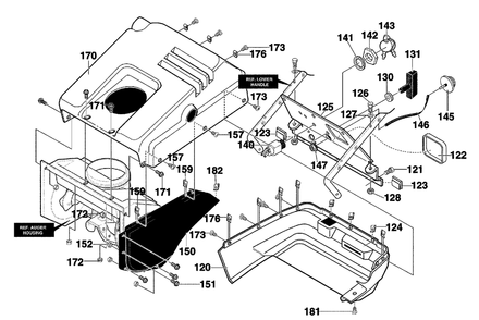 Part Location Diagram of 340148 Briggs and Stratton Cover